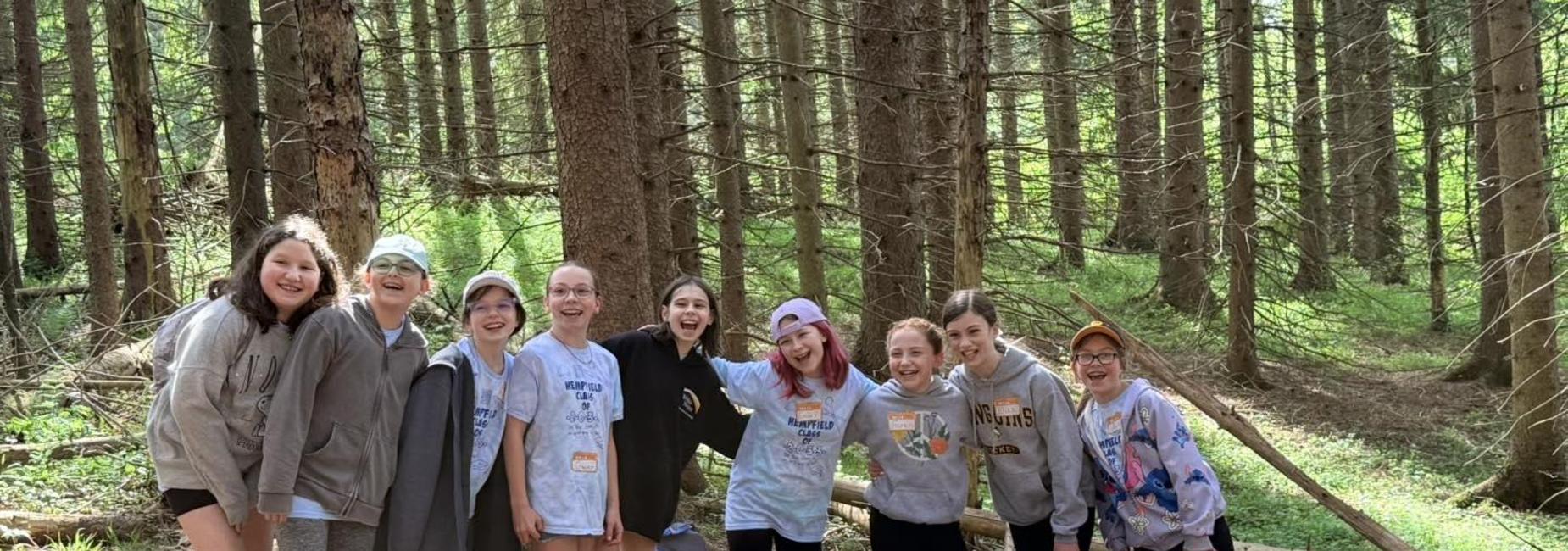West Point 5th Graders at Camp Soles