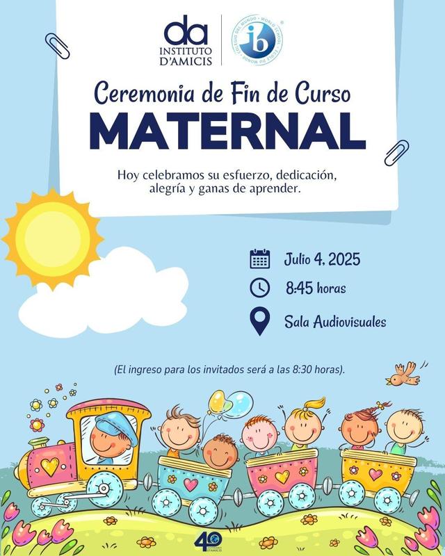 ¡Así fue nuestra Ceremonia de Fin de Curso de Maternal!