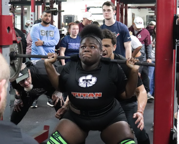 lady Tiger powerlifter