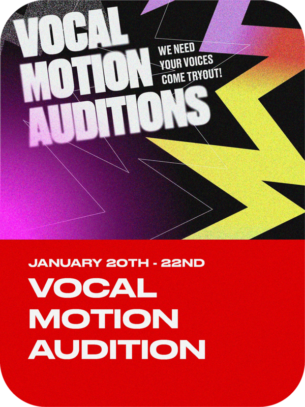 VOCAL MOTION AUDITIONS