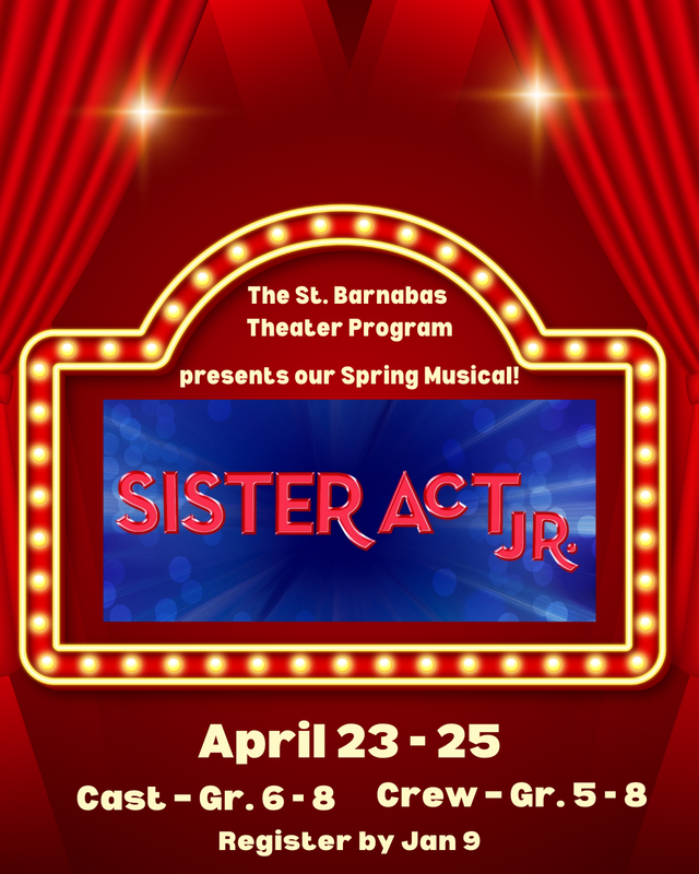Musical Announcement - Sister Act, Jr. Featured Photo