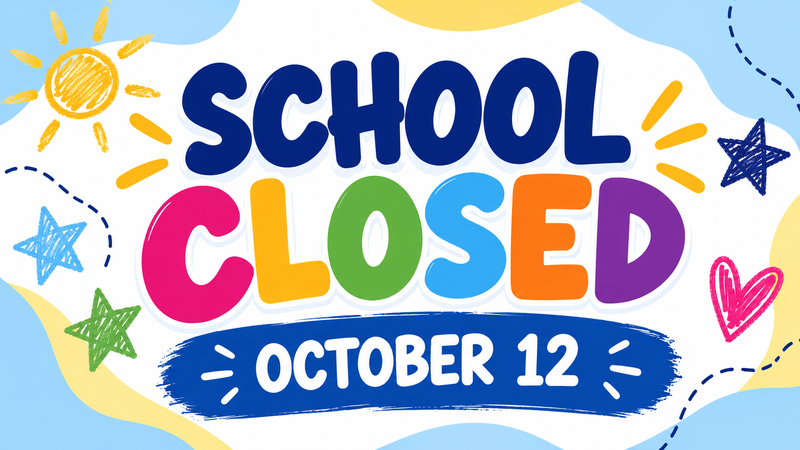 School Closed on Monday, October 12th-Holiday Featured Photo