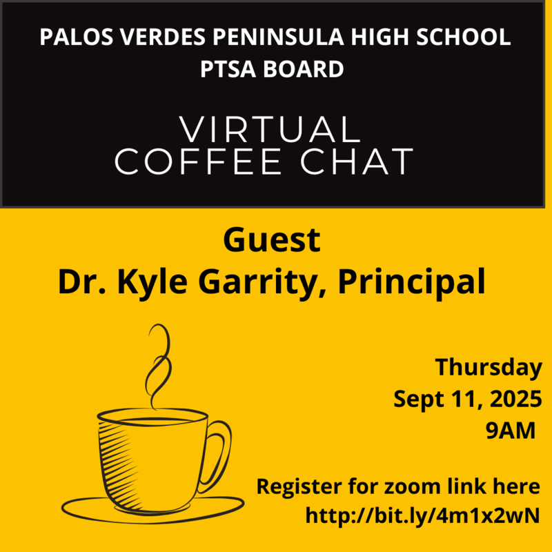 PTSA COFFEE CHAT THURSDAY! Thumbnail Image