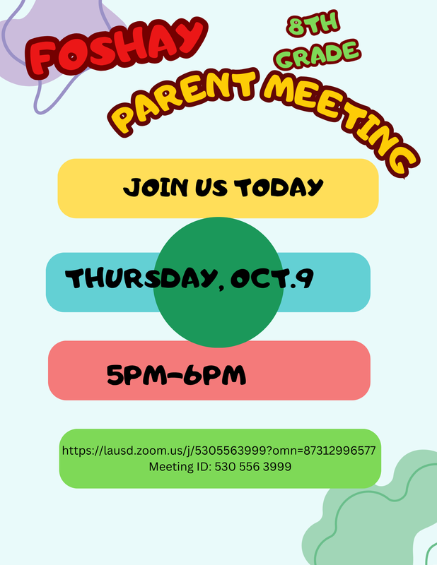 FLC 8th Grade Parent Meeting Featured Photo
