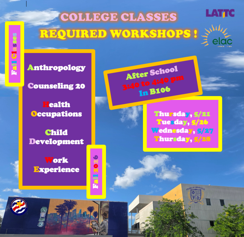 flyer for the workshop