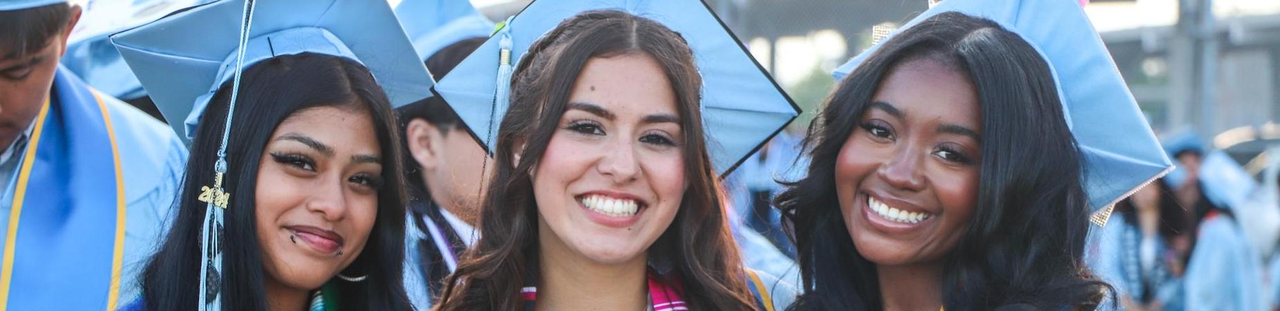 three female graduates
