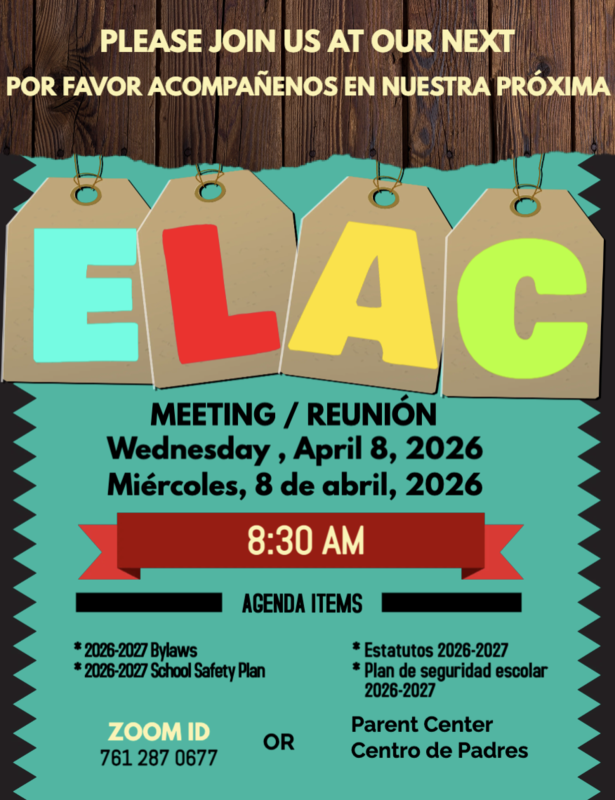 ELAC Meeting