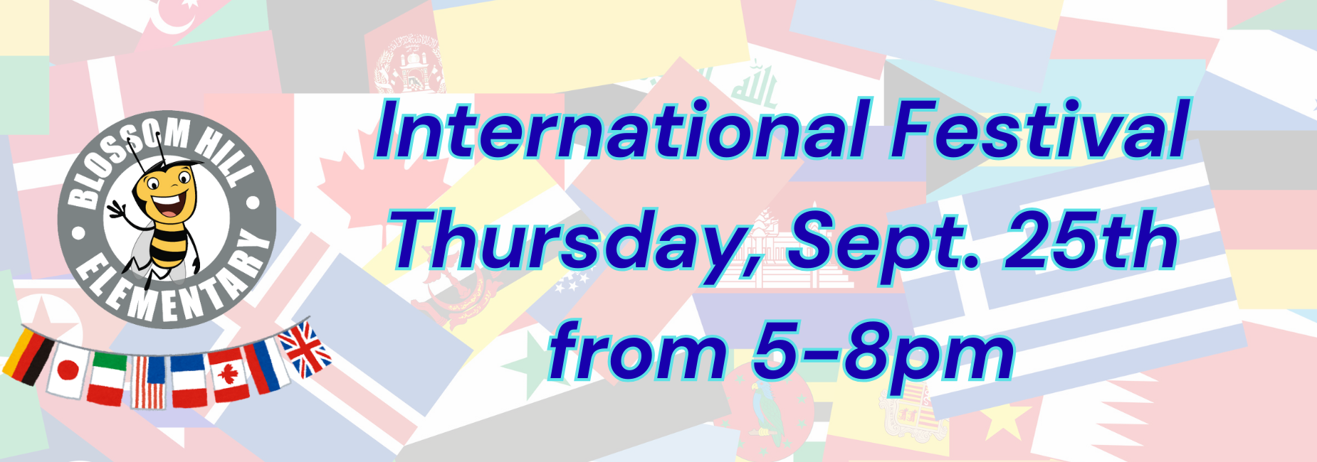 International Festival Thursday September 25th from 5-8pm