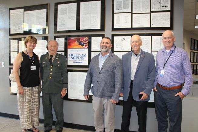 SAN PASQUAL HIGH SCHOOL DEDICATES FREEDOM SHRINE TO INSPIRE CIVIC LEARNING AND HISTORICAL APPRECIATION