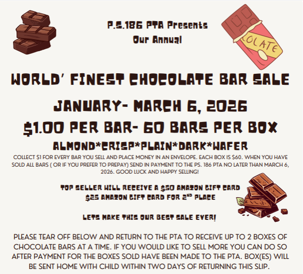 Flyer for World's Finest Chocolate Sale found under PTA section