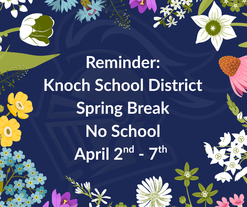 announcement of break dates