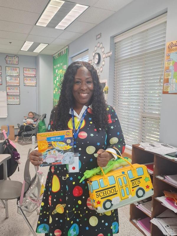 Ms. Leader as Miss Frizzle!