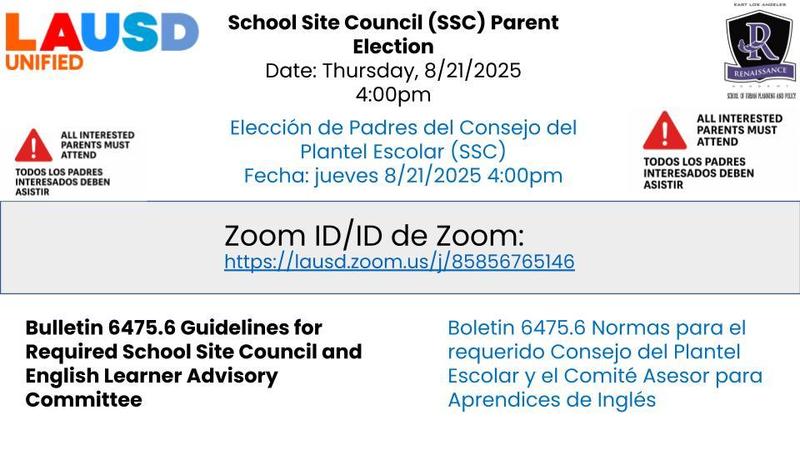 SSC and GSC Orientation and Election