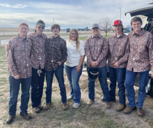 welding students and teacher posing for group photo