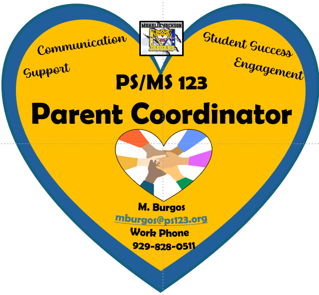 Parent Coordinator logo with information