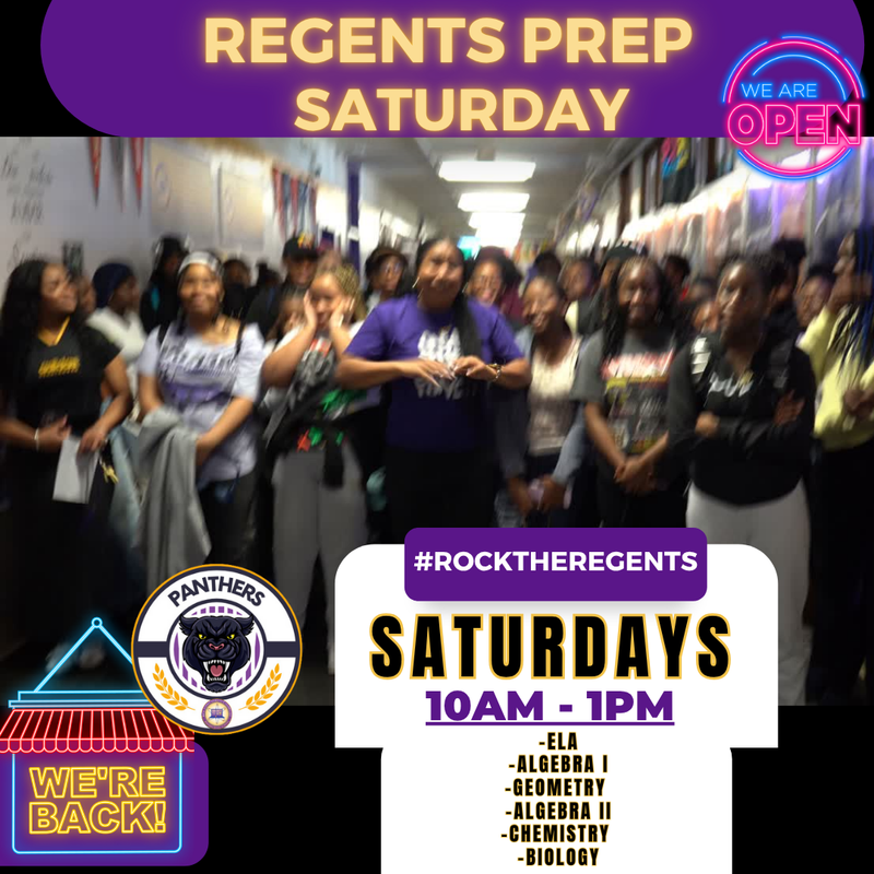 Saturday Regents Prep