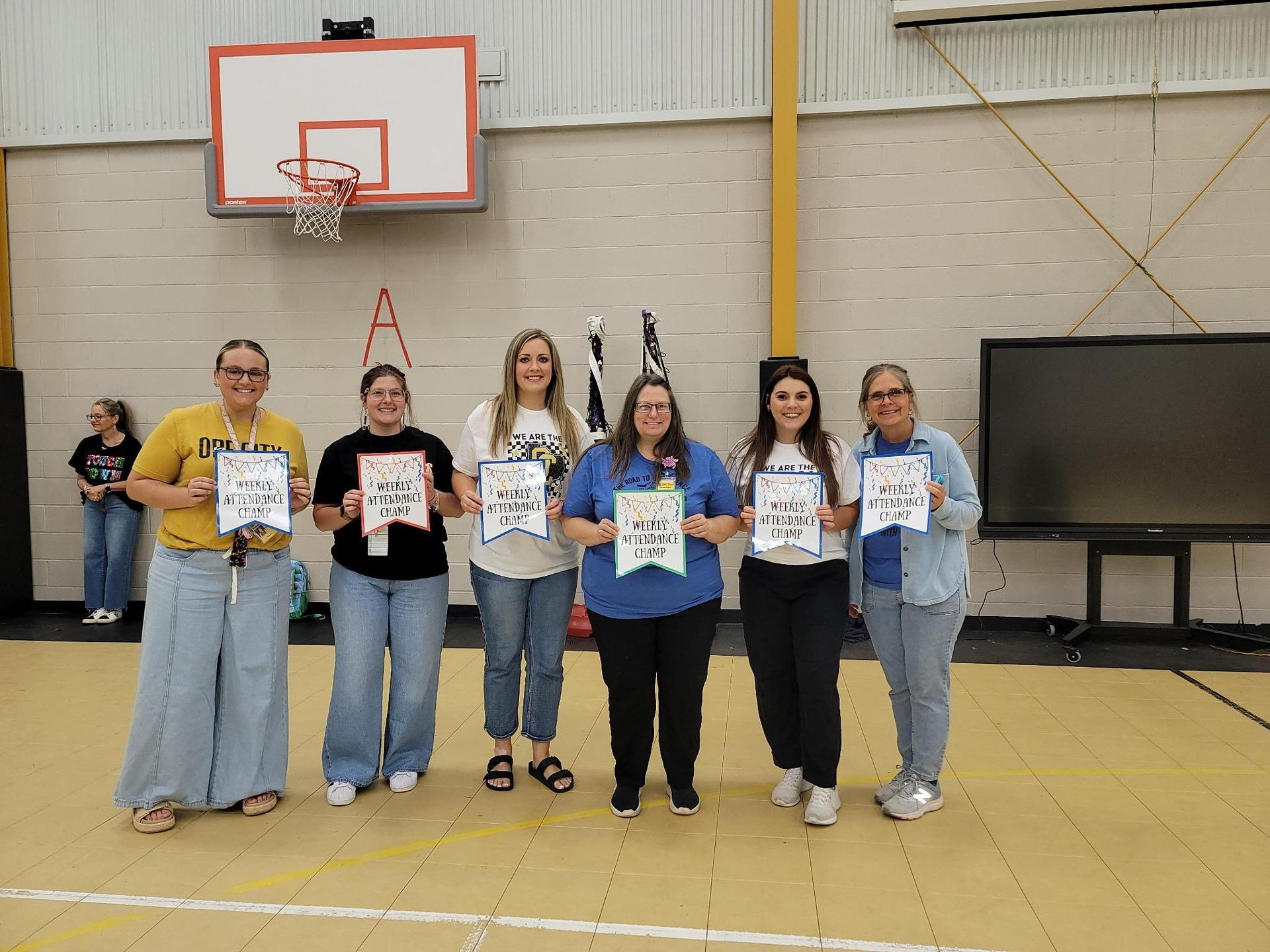 Attendance Hall Winners August 18 - 22