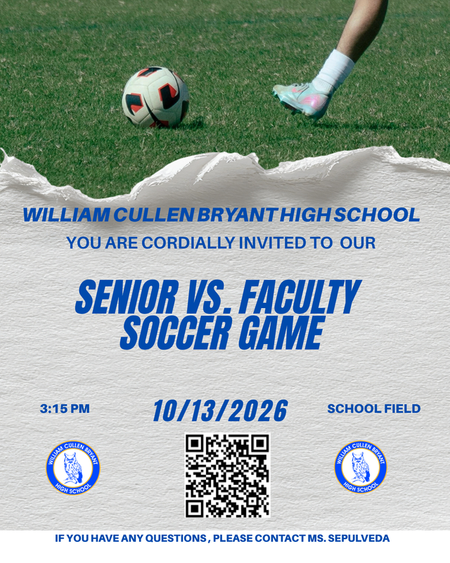Senior VS. Faculty Soccer Game