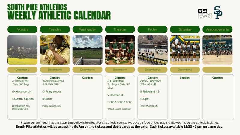 spsd athletics december 8 - 13