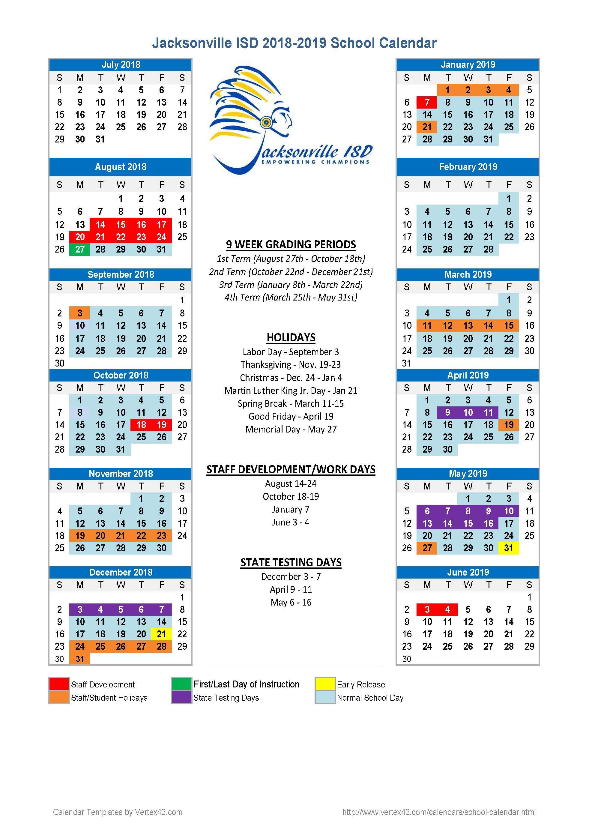 jisd school calendar 2018