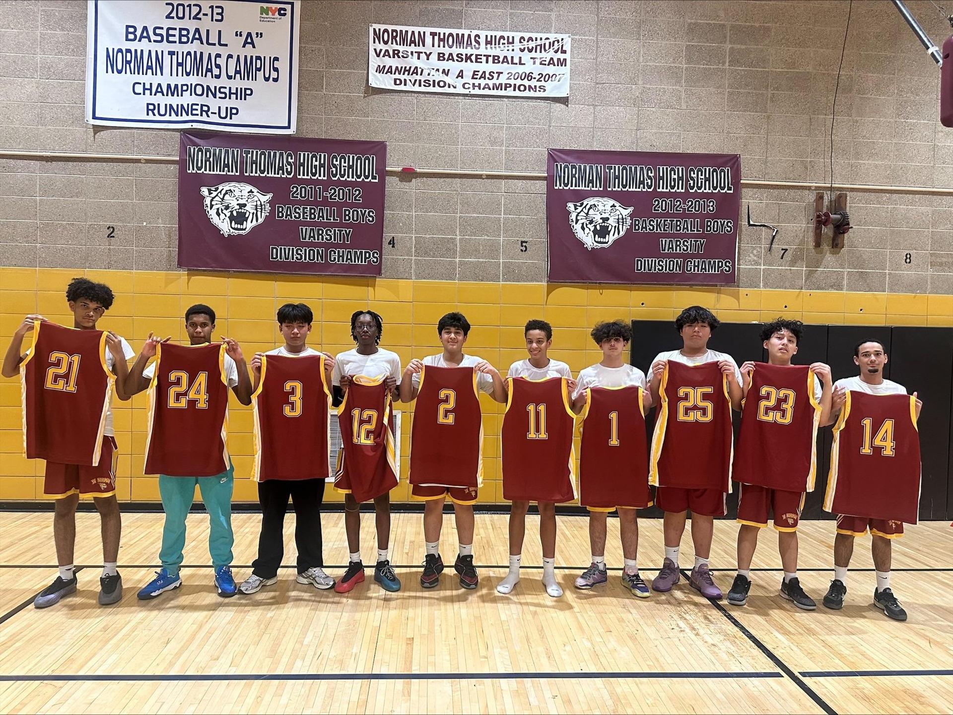 Boys' JV Basketball Team