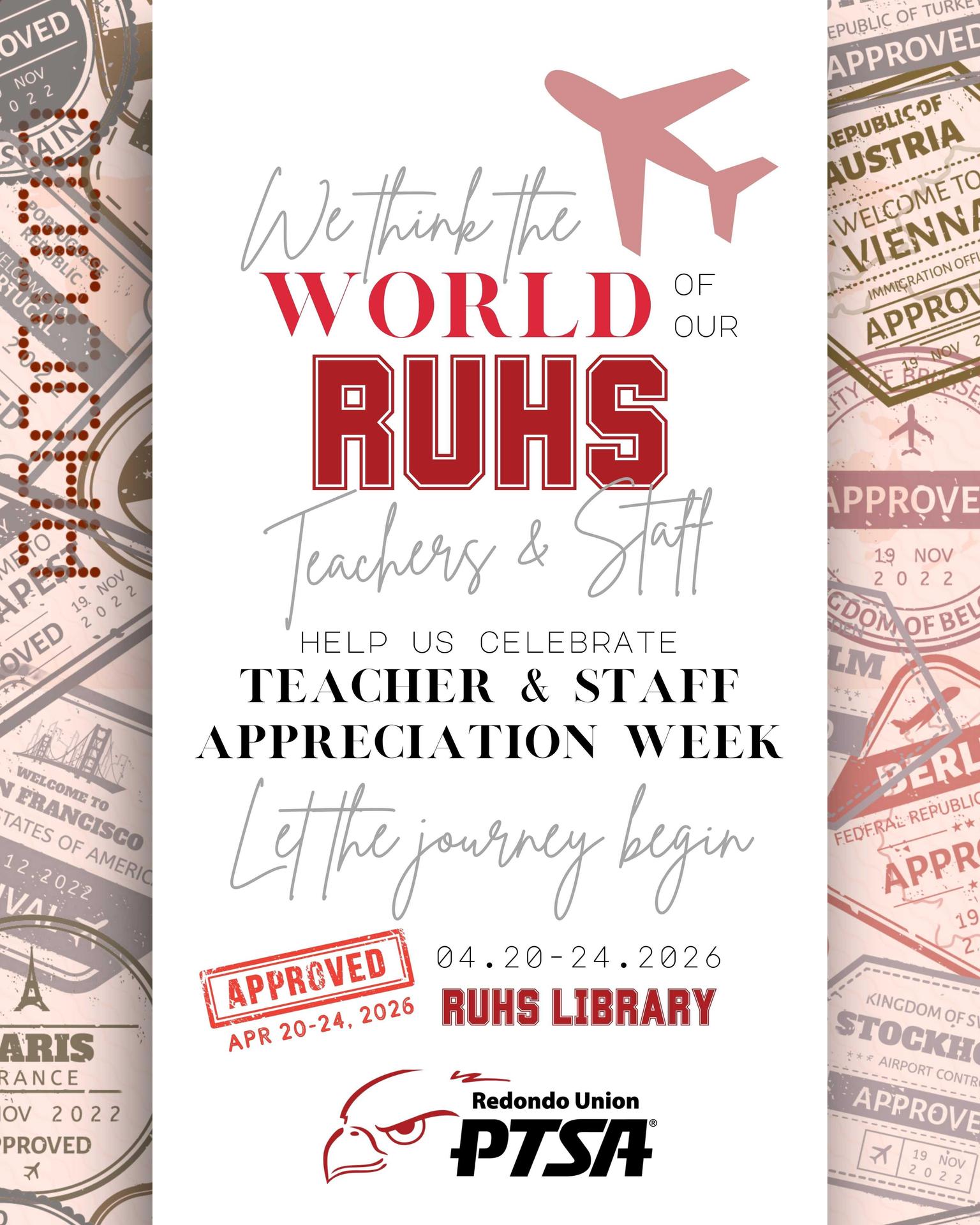 Help us celebrate the RUHS Teachers & Staff