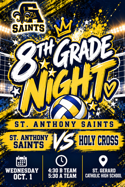 SAINTS 8th Grade Night
