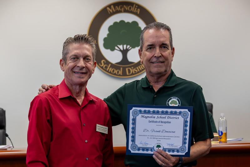 Dr. Frank Donavan and Dr. David Appling
