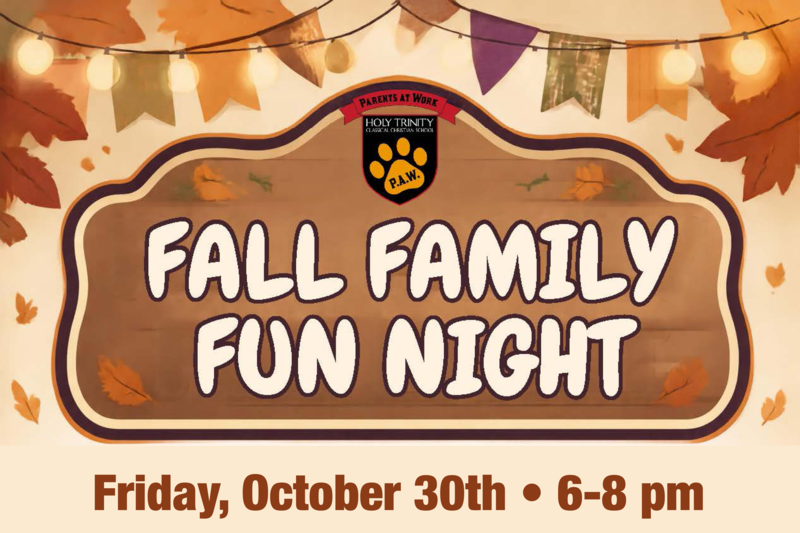 Fall Family Fun Night Poster