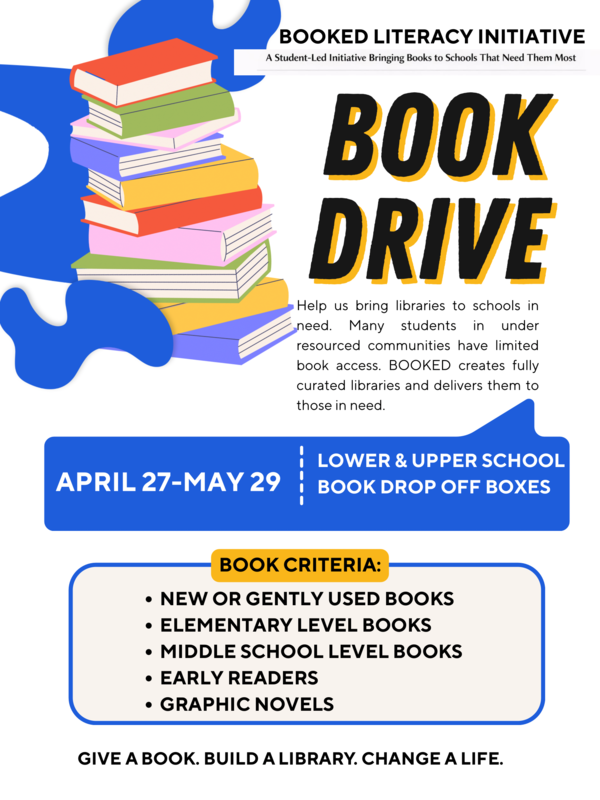 Book Literacy Initiative:  Book Drive Featured Photo