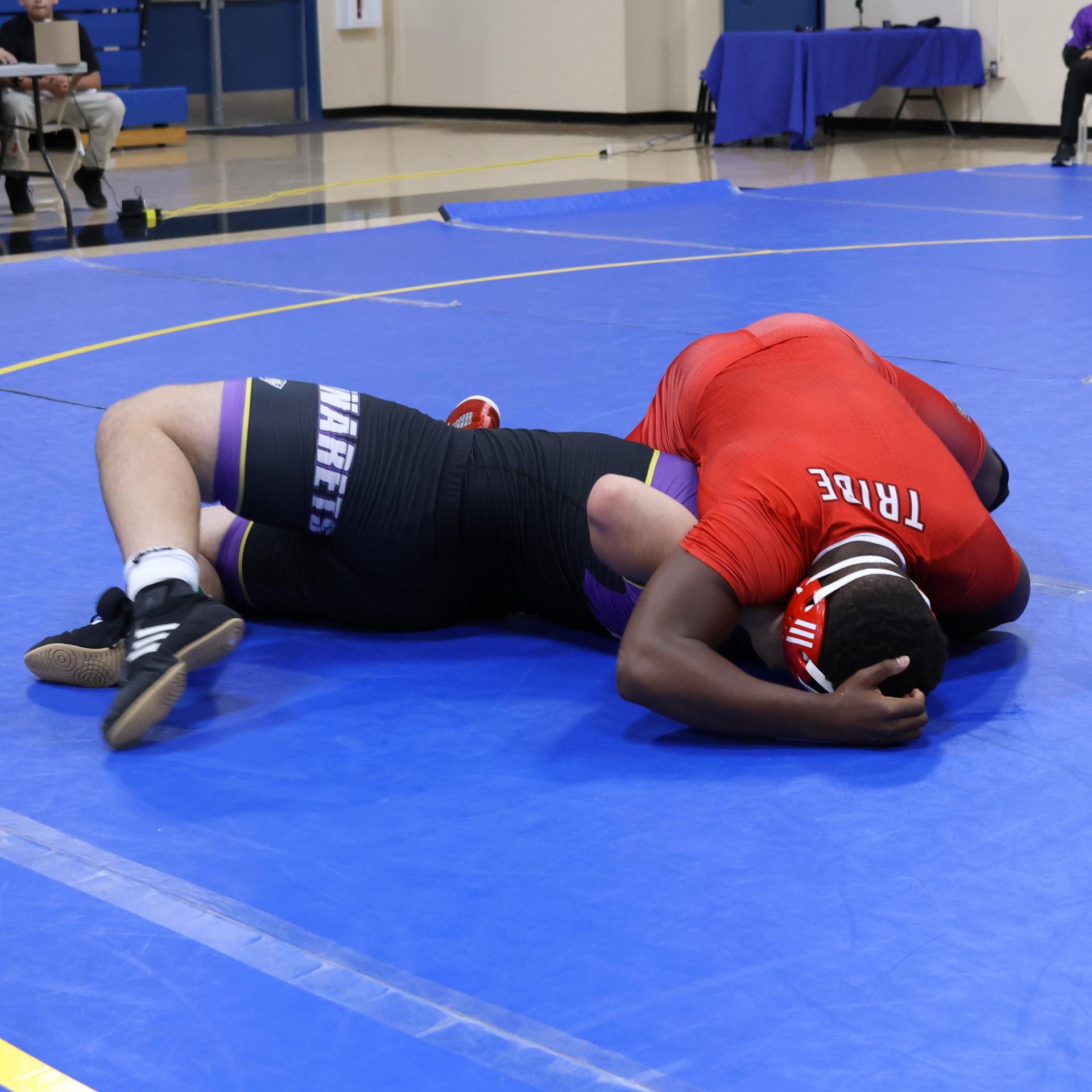wrestlers in action at parlier