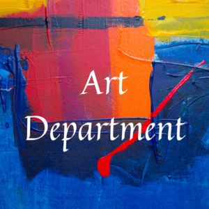 Art department multi colored background