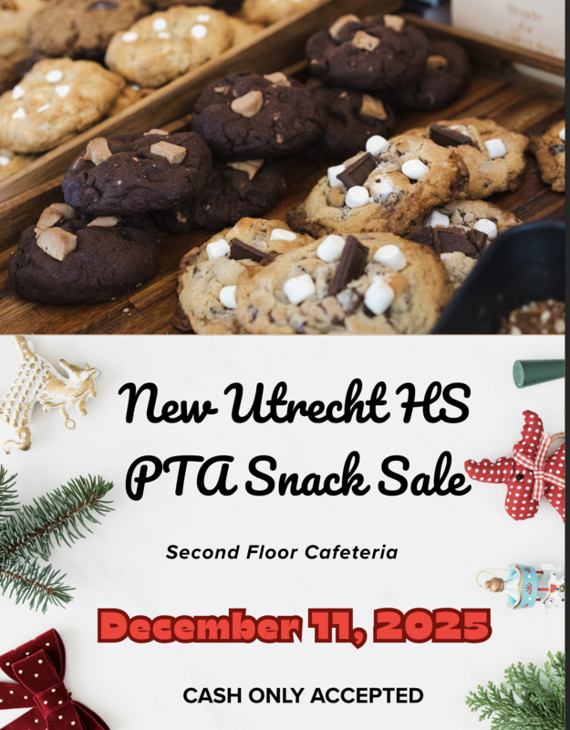 NUHS PTA Bake Sale - December 11, 2025