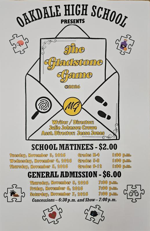 Oakdale High School Play Information