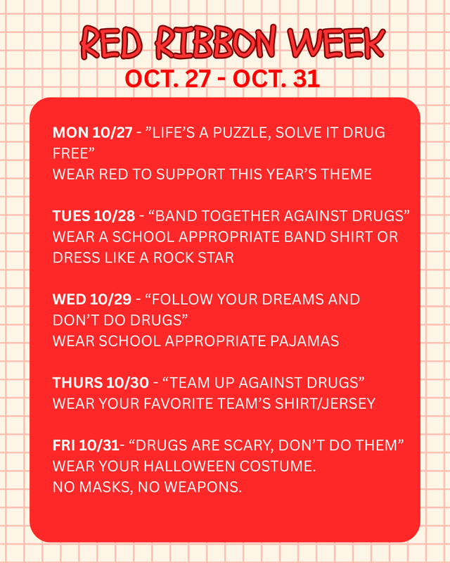 Red Ribbon Week Flyer