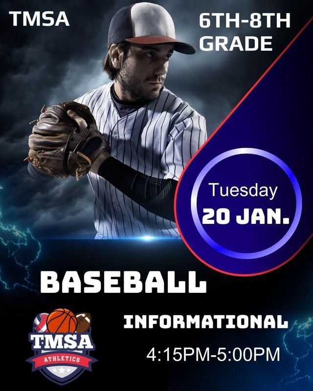TMSA Hosts Baseball Parent Informational Meeting for Middle School Families