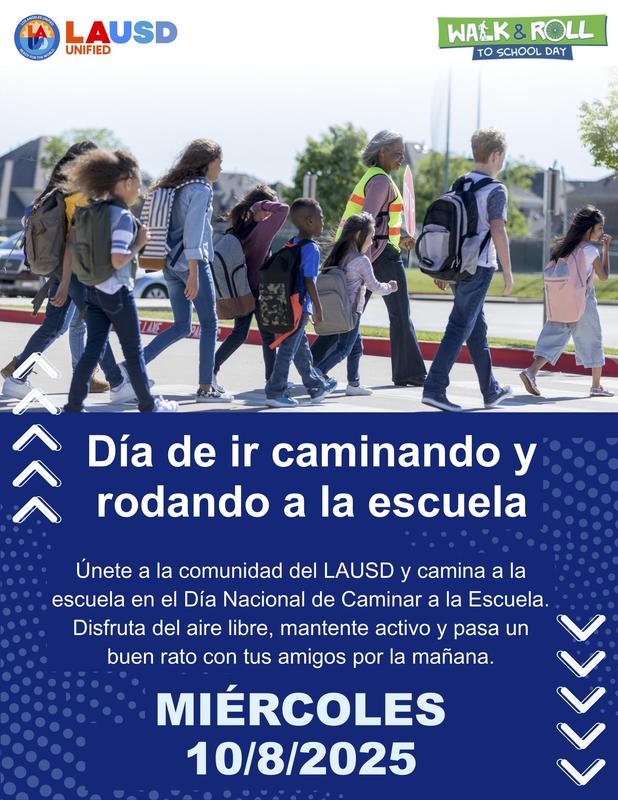 Día de ir caminando y rodando a la escuela