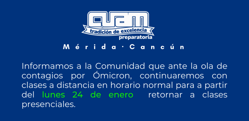 Informamos a la Comunidad que ante el pico en ola de contagios por Ómicron.