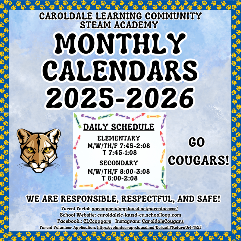 Monthy Calendar Link