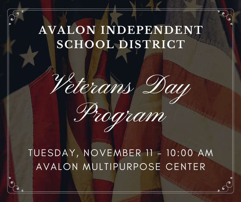 Veterans Day Program - Tues, Nov 11, 10 a.m.