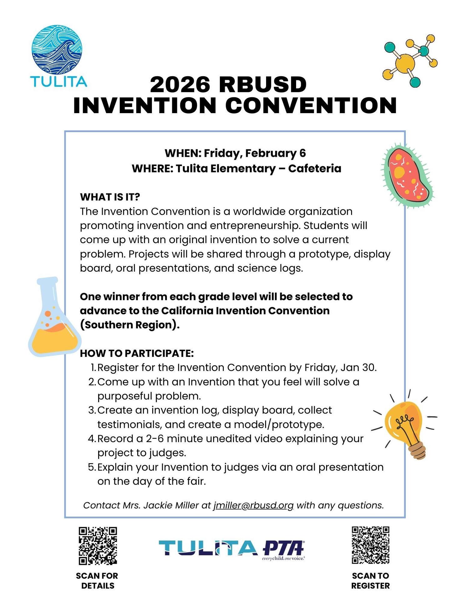 RBUSD Invention Convention Flyer