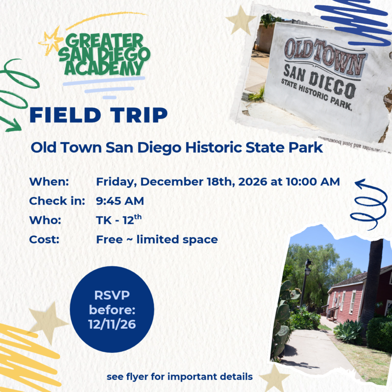 Info graphic with details of field trip