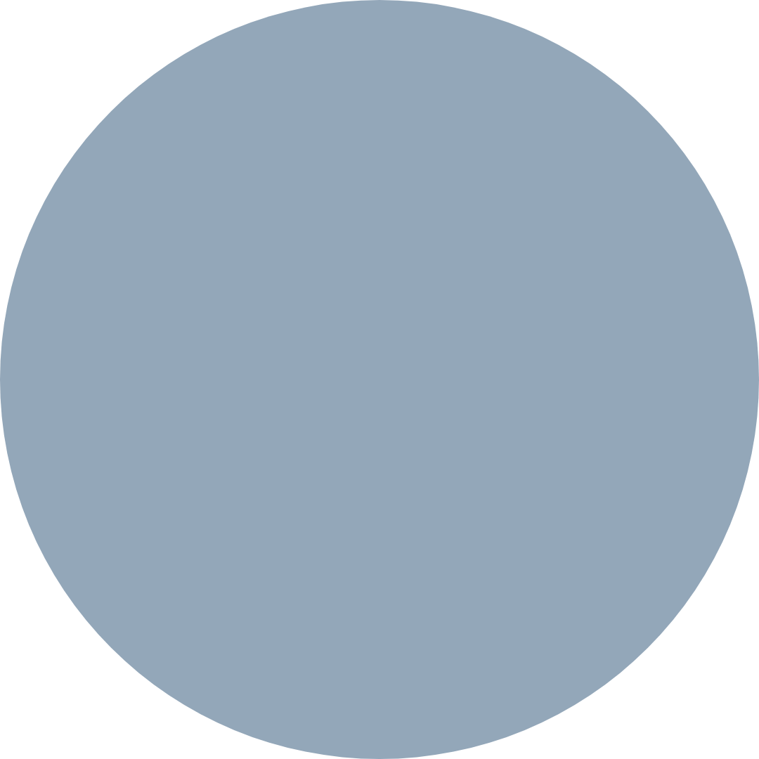 A light gray circle