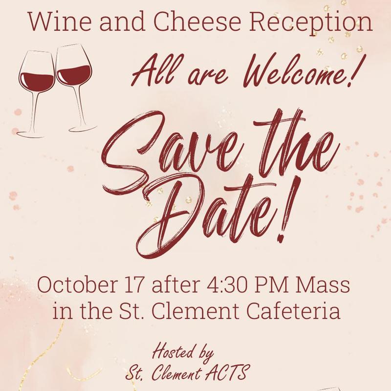 ACTS Wine and Cheese Reception