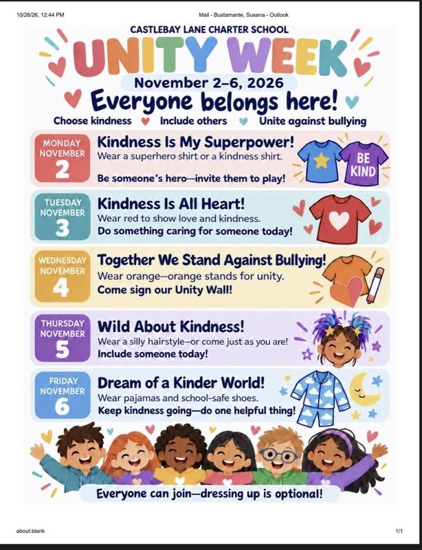 Unity Week - 11/2-11/6
