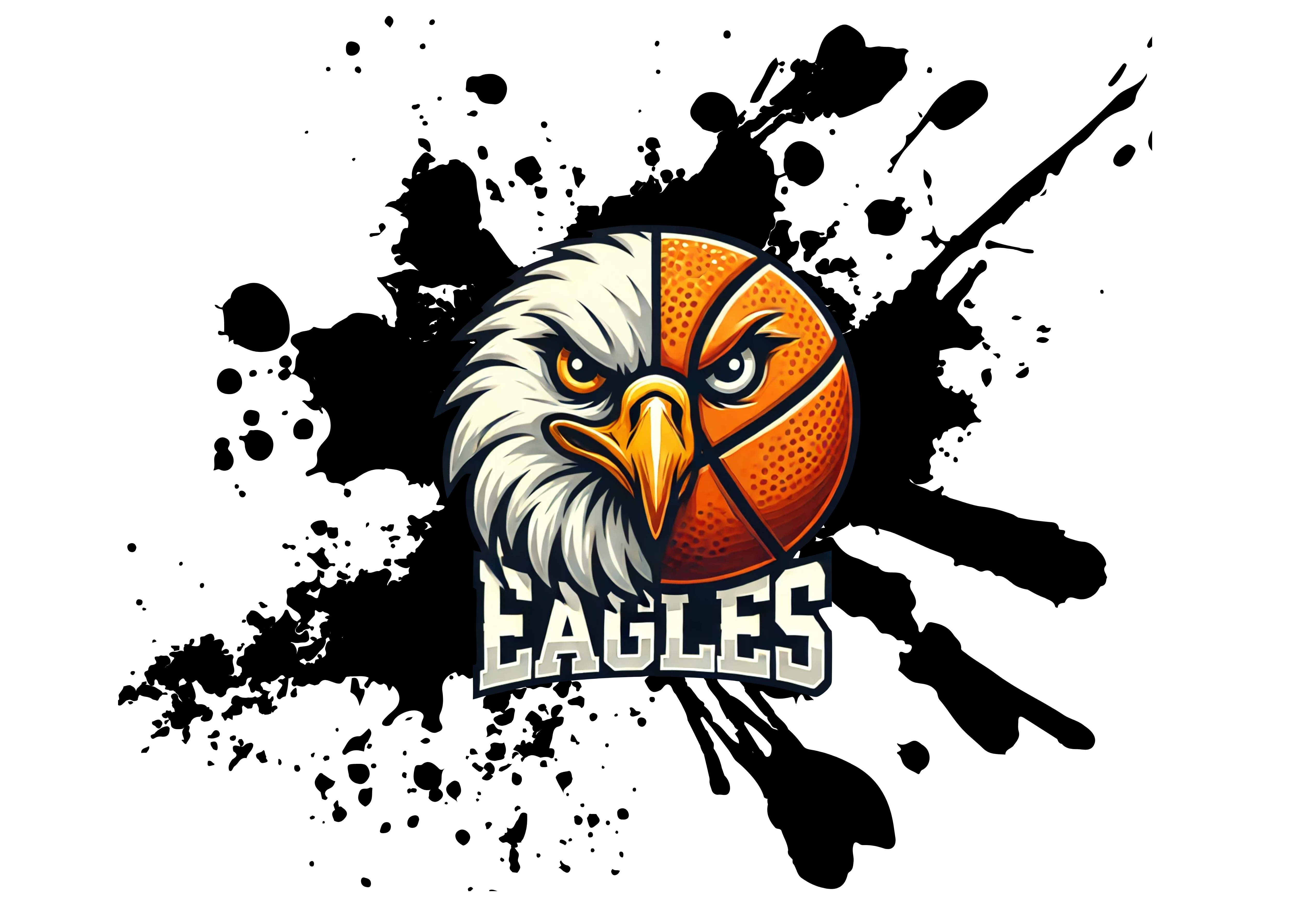 Black Eagle Basketball (Short Sleeve T-Shirt)