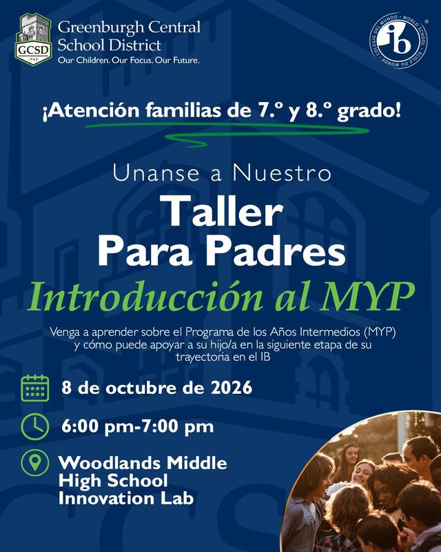 2026 IB MYP Workshop Flyer SPAN