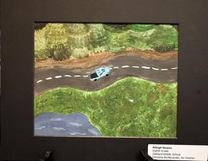 Student artwork on display
