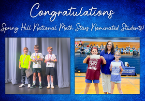 Spring Hill Recognizes National Math Star Nominees