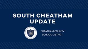 A graphic that says South Cheatham Update